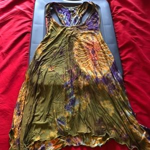 Tie Dye Tank Top Dress